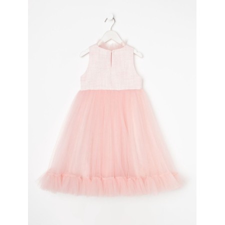 Elegant dress, pink color, height 116 cm-3