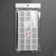 Organizer for needlework, 21 branches, 21.5 × 10.5 × 1.9 cm, the color is transparent