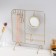 Souvenir Metal with a mirror stand for jewelry "Network" gold 25.3x10x28.7 cm