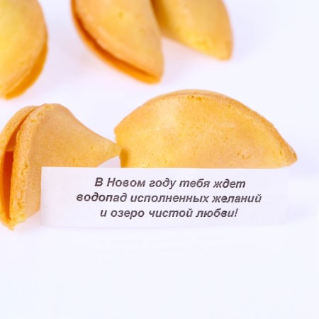 New Year. Cookies with the prediction "Happy New Year", 12 pcs, 84 g-4