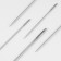 Sewing needles “Assorted No. 3”, D = 0.7 - 1.4 mm, 3.5 - 5, 8 cm, 10 pcs, S -28
