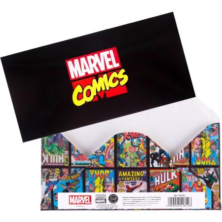 Money envelope, 16.5 x 8 cm "Comic", Avengers-4