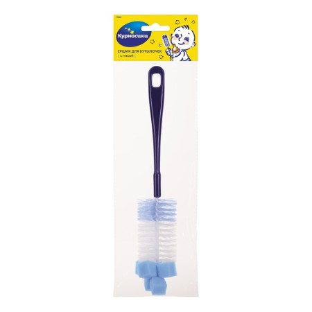 Brush for bottles with a sponge-2