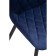 Stol on a metal frame Baoine used metal/velor, black/blue 50x55x83 cm