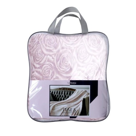 Blanket-worshiped, "rose", size 200x220 cm, pink color-2
