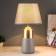 Virsavia table lamp E14 40W gray-gold 22x22x39 cm Risalux