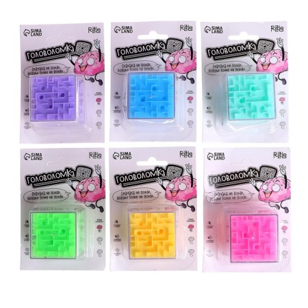 Puzzle “did not understand at first”, 4.5cm mix, on the blister-4