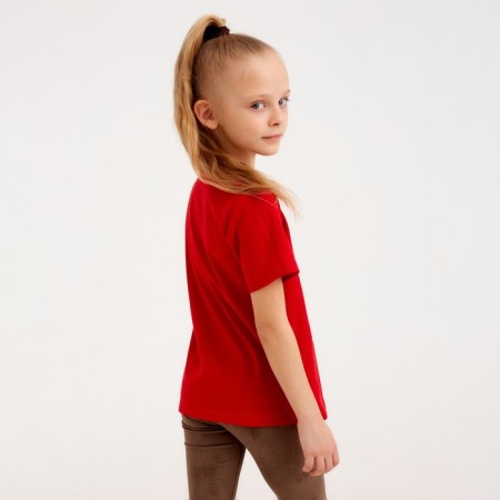T -shirt Children's Minaku "Dreaming" color red, height 128-2