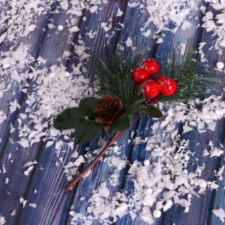 Decor "Winter charm" bump with berries of hook 19 cm-2