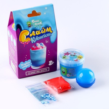 Slime cocktail "Blue lagoon"