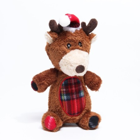 Soft toy for dogs "deer" with a squeak, 31 x 17 cm-6