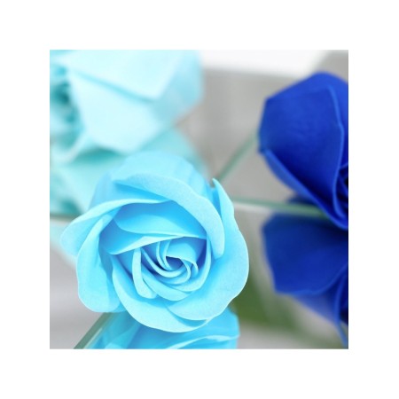 Soap roses, colored shades, set of 12 pcs.-5