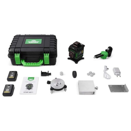 Laser level AMO LN 4D-360-7 856150, 25 m, 4 rays, 520 HM, 2 class, 360 °-8