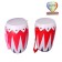 Inflatable toy "drum", h = 37 cm, d = 20 cm