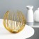 Summary of the metal desktop "ball", 15.5 x 15 cm, gold