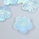 Decor for creativity Plastic "Flower" holography pearl set 6 pcs 3.5x3.5 cm