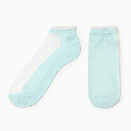 Women's socks glass minku color green, size 36-37 (23 cm)-3