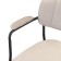 Eirill chair, 530 × 590 × 770 mm, velor, gray-beige color
