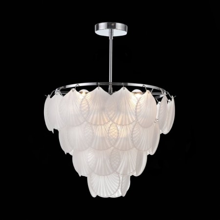 Ceiling EVOLUCE lamp. Sle104102-06. Chille. 6x60 watts, E14, 51x51x57 cm, chromium color-1