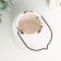 Ceramics candlestick for 1 candle "Lantern. Rombs" White 9x9x12 cm