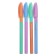 Ballic handle, Erichkrause, U-109 Stick & Grip "Pastel Bloom" needle knot 1.0 mm, blue, rubber holder, mix