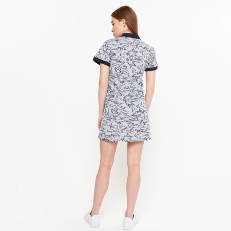 Women's dress, color gray melange, size 46-3