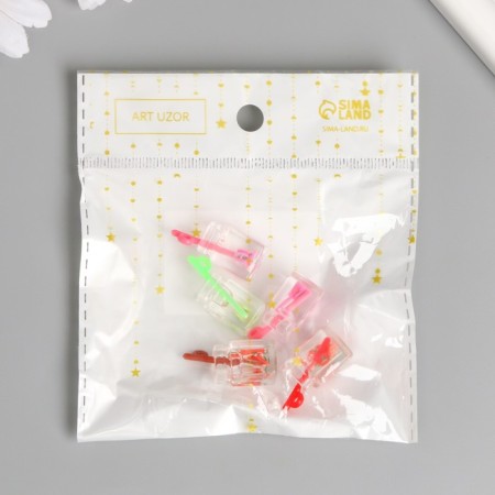 Decor for creativity Plastic "Lemonad in the Bank" MIX 1.1x1.1x2.5 cm-4