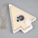 Christmas tree toy "Snowman", from batteries, glow warm white