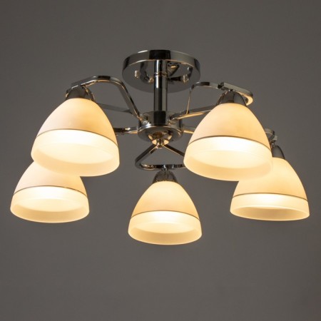 Caus "Fleur" 5he27 40W chrome 57x57x25 cm Bayerlux-2