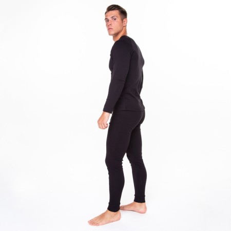 Male thermal underwear (jumper, pants), black color, size 46-2