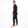 Male thermal underwear (jumper, pants), black color, size 46
