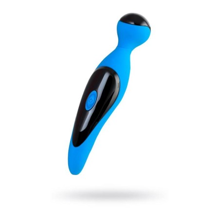 Vibroostimulator L’Eroina by Toyfa Cosmy, 7 modes, silicone, blue color, 18.3 cm, d = 3.6 cm