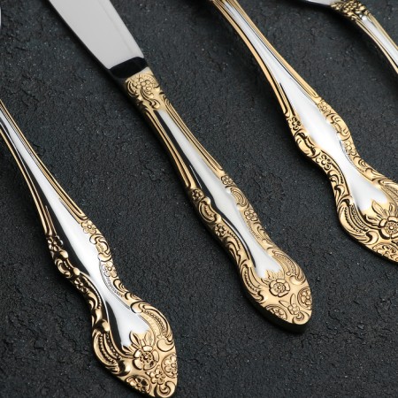 Set of cutlery "Troika", 30 items, decorative box-2