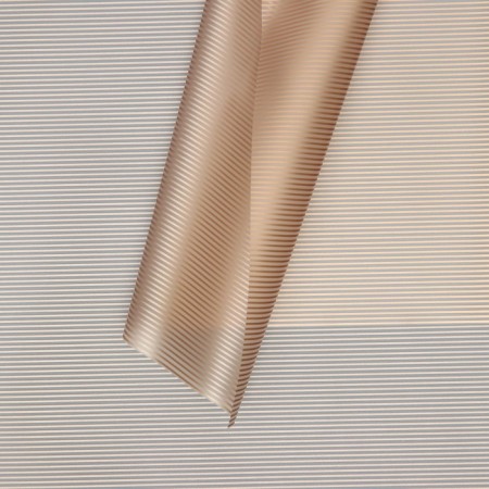 Flower film, "stripes", gold, 57x57 cm