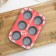 The form for baking is the shade “marble. Circle ", 27 × 19.2 cm, 6 cells, anti -stick coating, gray color