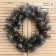 Wreath "Winter Fairy Tale (with gold cones) 45 cm