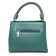 Women's bag, eco -leather, chrisbella green, 24x9x19 cm