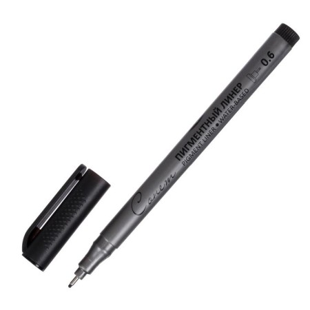 Capillary pen for drawing ZHK "Sonnet" Liner 0.6 mm, Black, 2341649
