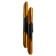 Sconces "bambo" 4he27 Black-gold 60x6x6cm