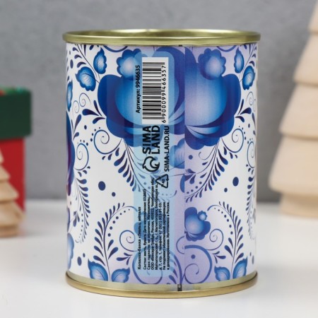 Pigger Bank Metal "Matryoshka Gzhel"-3