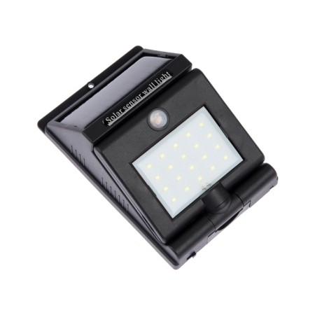 Lamp on the sunny battery "Start", 10x5x13 cm, 20LED, IP65, rotary, white-6