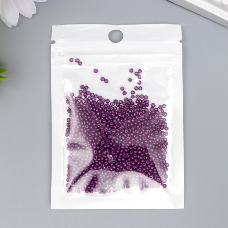 Glass beads 11/0 "metallic. Violet" 10 g-2