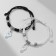 Bracelets "Demetrons" bulbs with heart, color, 7 cm