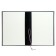 A4 course folder "Course Project", boumvinyl, scallops/cassation, (without paper) black 10kp01