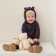 Costume: sweatshirt and pants crumb I, Basic Line, height 62-68 cm, dark gray