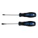 A set of screwdrivers of tundra, satin, magnet, two -component handles, PH2/SL6 x 100 mm, 2 pcs.