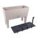 Kashpo with auto -watering Rato Case High, 2 subjects: internal and outer capacitance, 72 l, mock color