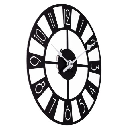 Watching clock, interior "darts", silent, d-35 cm, black, aa-3