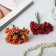 Decor for creativity "Summer flowers" mix, 9.5 cm (1 set = 1 bouquet) in the bouquet 12 flowers