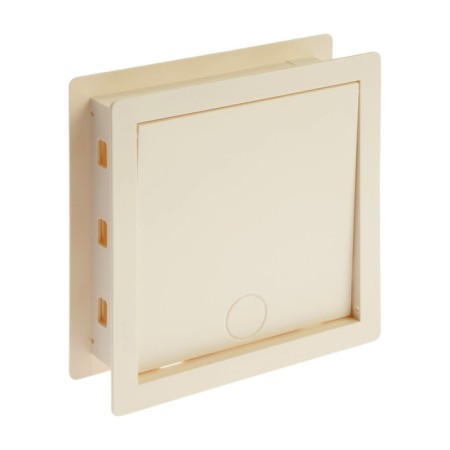 Vento cats' door for cats, 150 x 150 mm, opening 40 mm, ivory